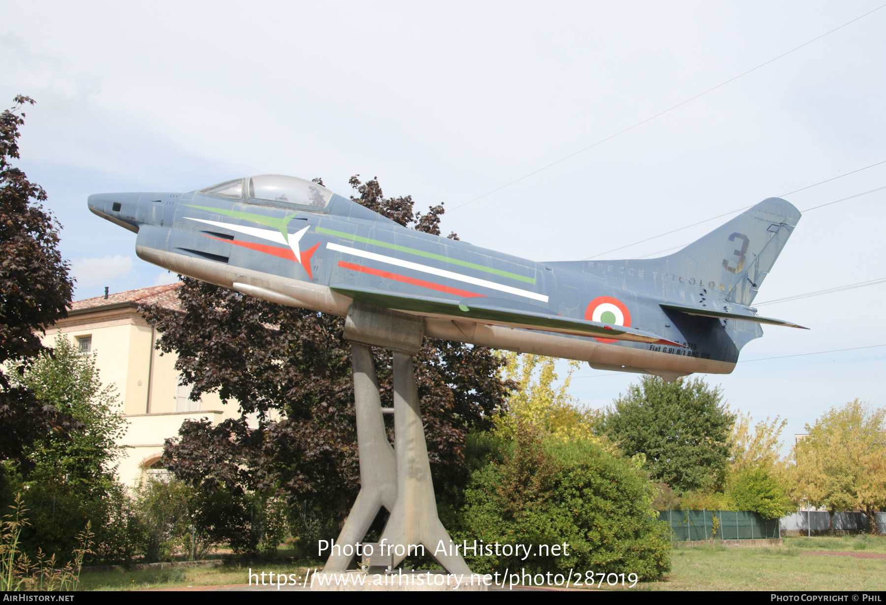 Aircraft Photo of MM6375 | Fiat G-91R/1B | Italy - Air Force | AirHistory.net #287019