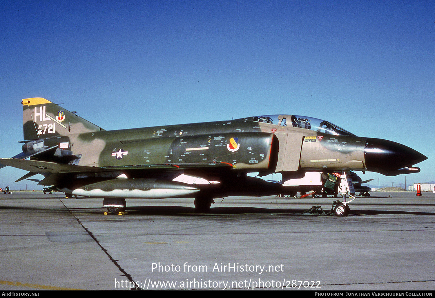 Aircraft Photo of 65-0721 / AF65-721 | McDonnell F-4D Phantom II | USA - Air Force | AirHistory.net #287022