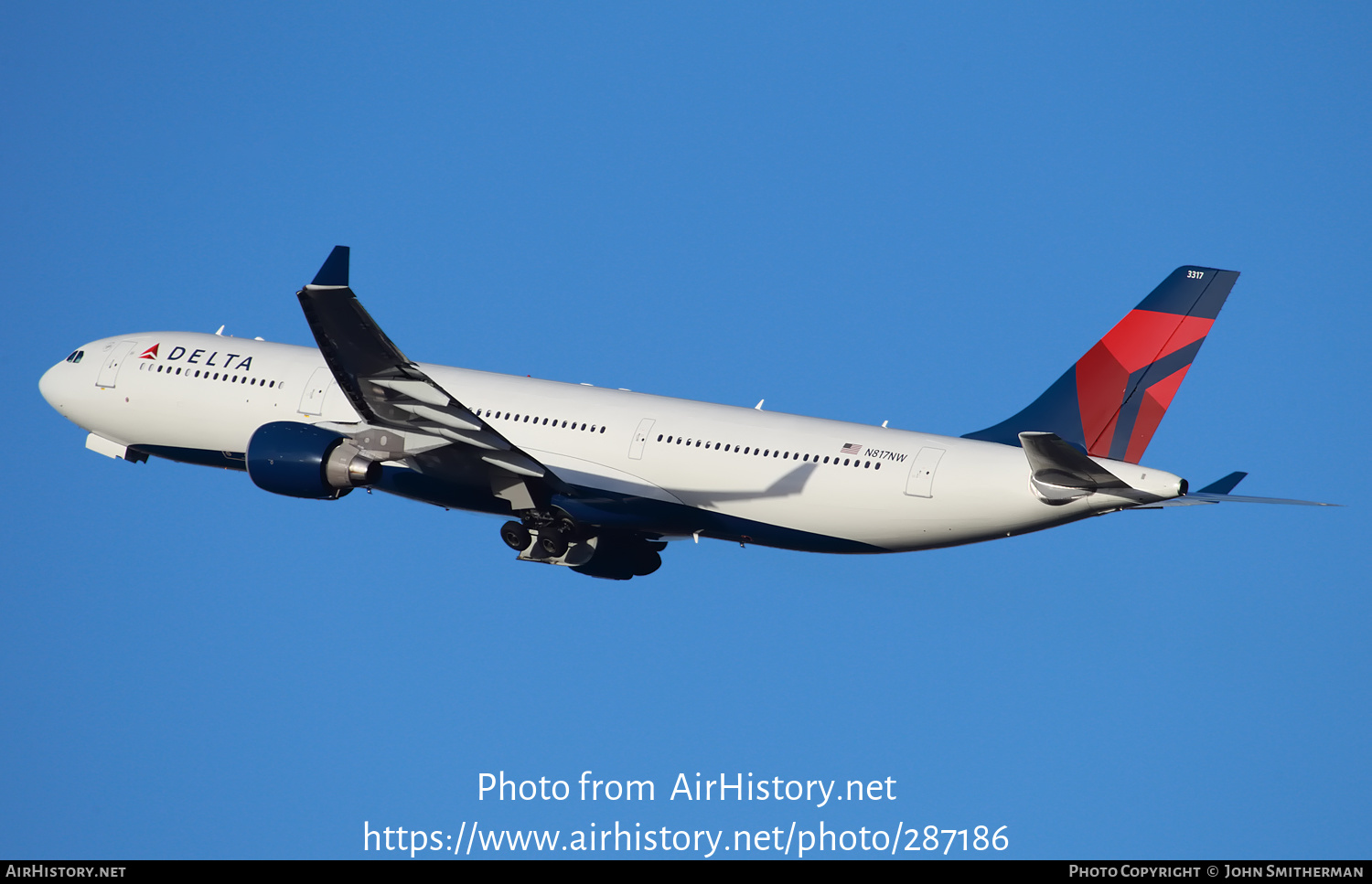 Aircraft Photo of N817NW | Airbus A330-323 | Delta Air Lines | AirHistory.net #287186