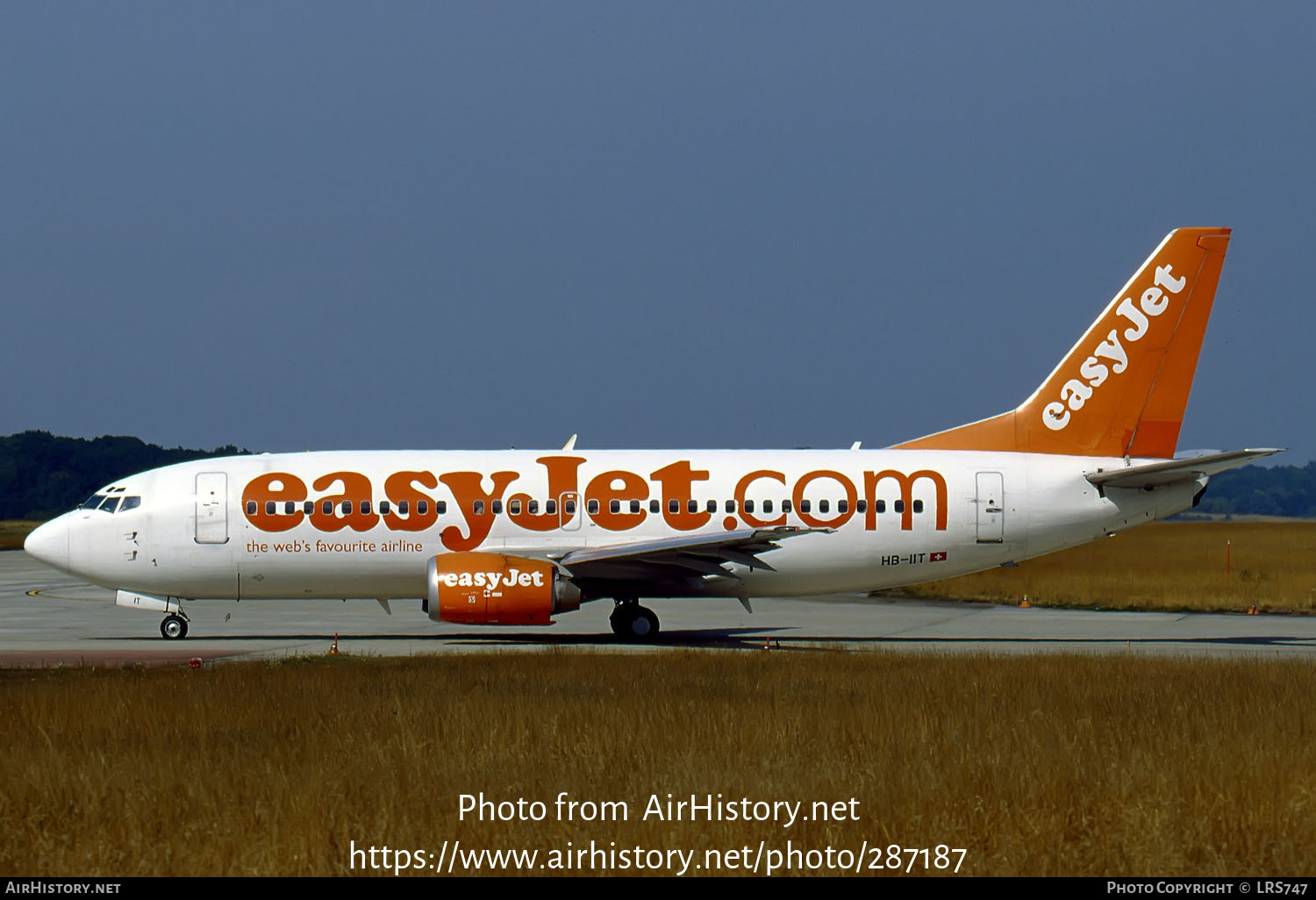 Aircraft Photo of HB-IIT | Boeing 737-33V | EasyJet | AirHistory.net #287187