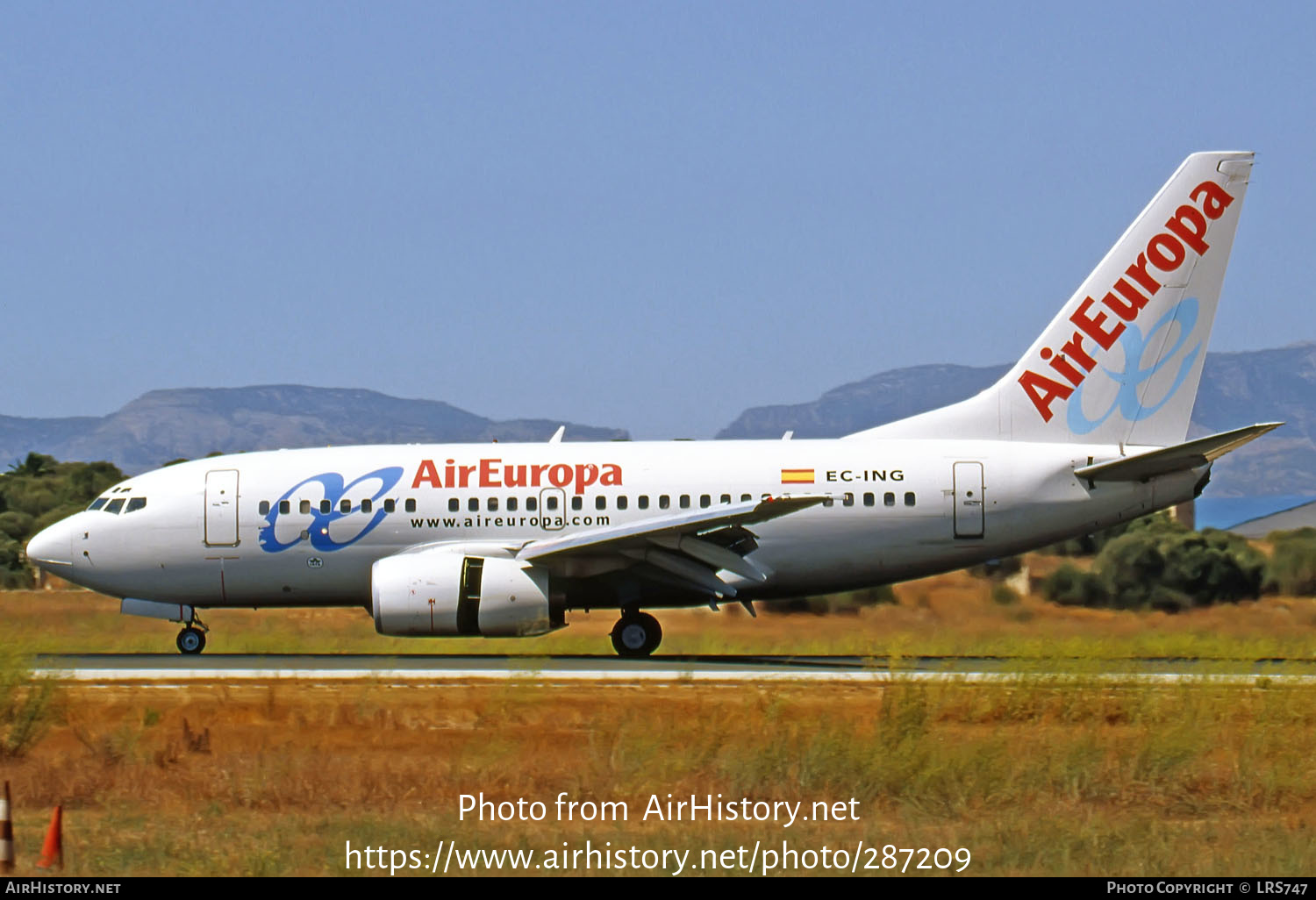 Aircraft Photo of EC-ING | Boeing 737-683 | Air Europa | AirHistory.net #287209