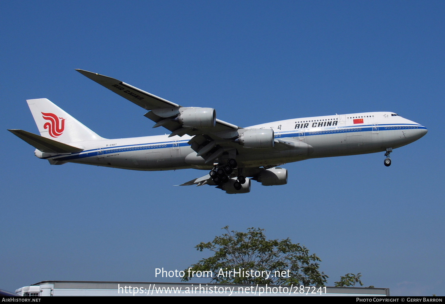 Aircraft Photo of B-2487 | Boeing 747-89L | Air China | AirHistory.net #287241