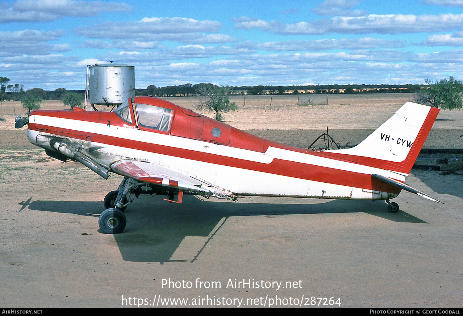 Aircraft Photo of VH-CYW | Yeoman YA1 Cropmaster 250 | AirHistory.net #287264