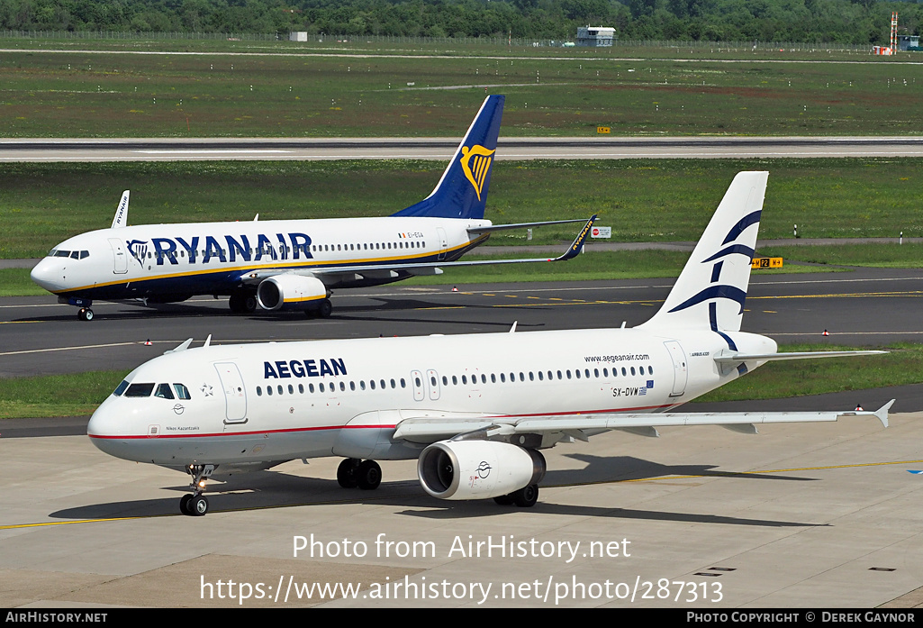 Aircraft Photo of SX-DVW | Airbus A320-232 | Aegean Airlines | AirHistory.net #287313