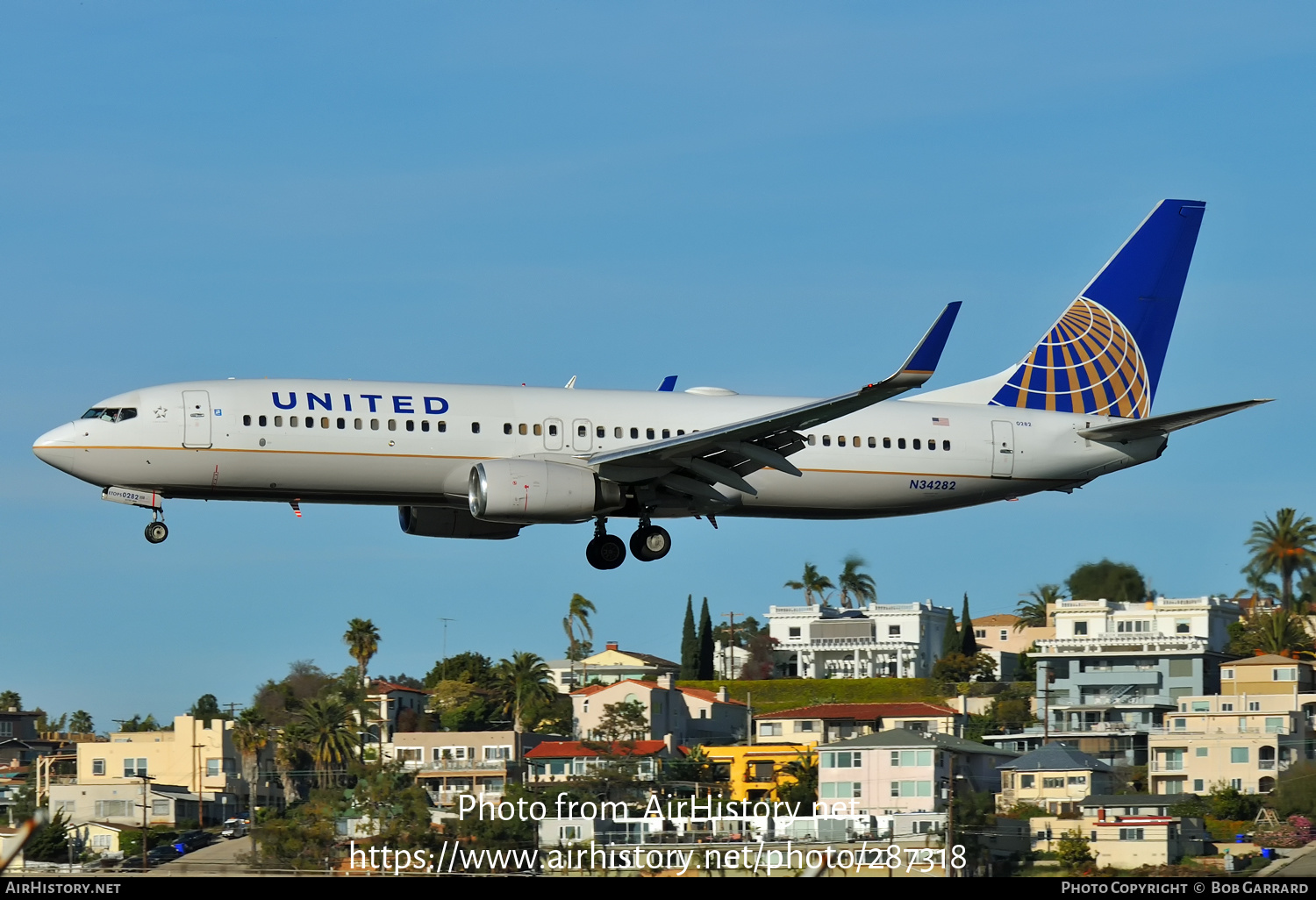 Aircraft Photo of N34282 | Boeing 737-824 | United Airlines | AirHistory.net #287318