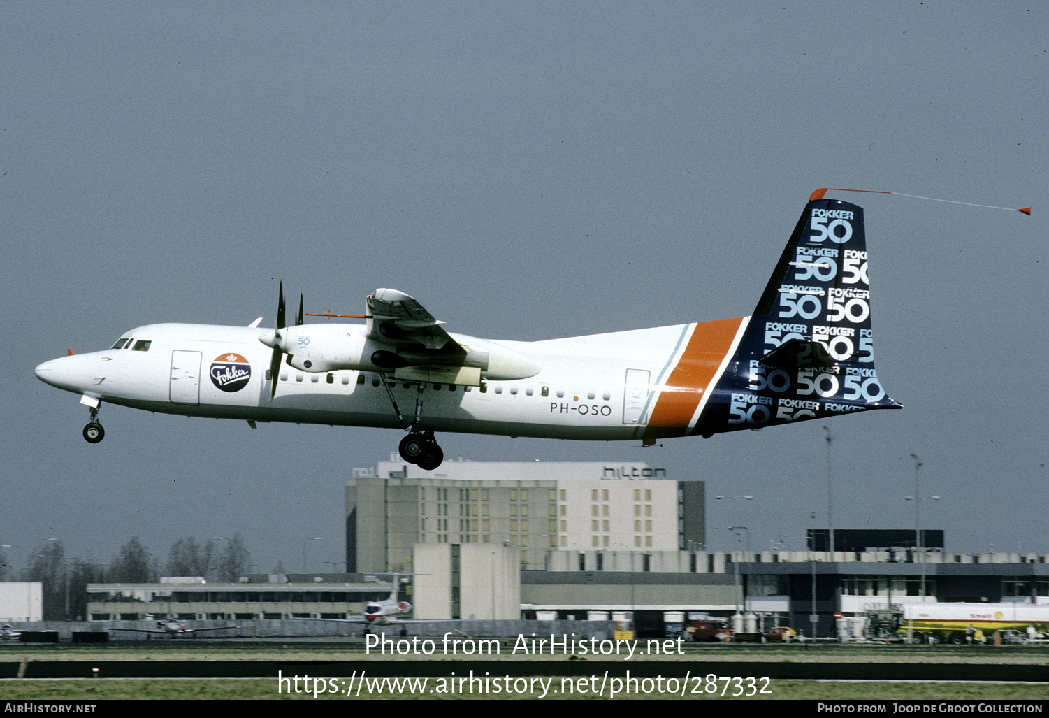 Aircraft Photo of PH-OSO | Fokker 50 | Fokker | AirHistory.net #287332