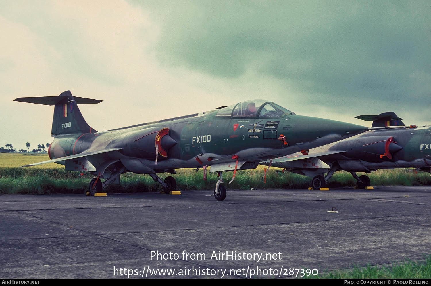 Aircraft Photo of FX100 | Lockheed F-104G Starfighter | Belgium - Air Force | AirHistory.net #287390