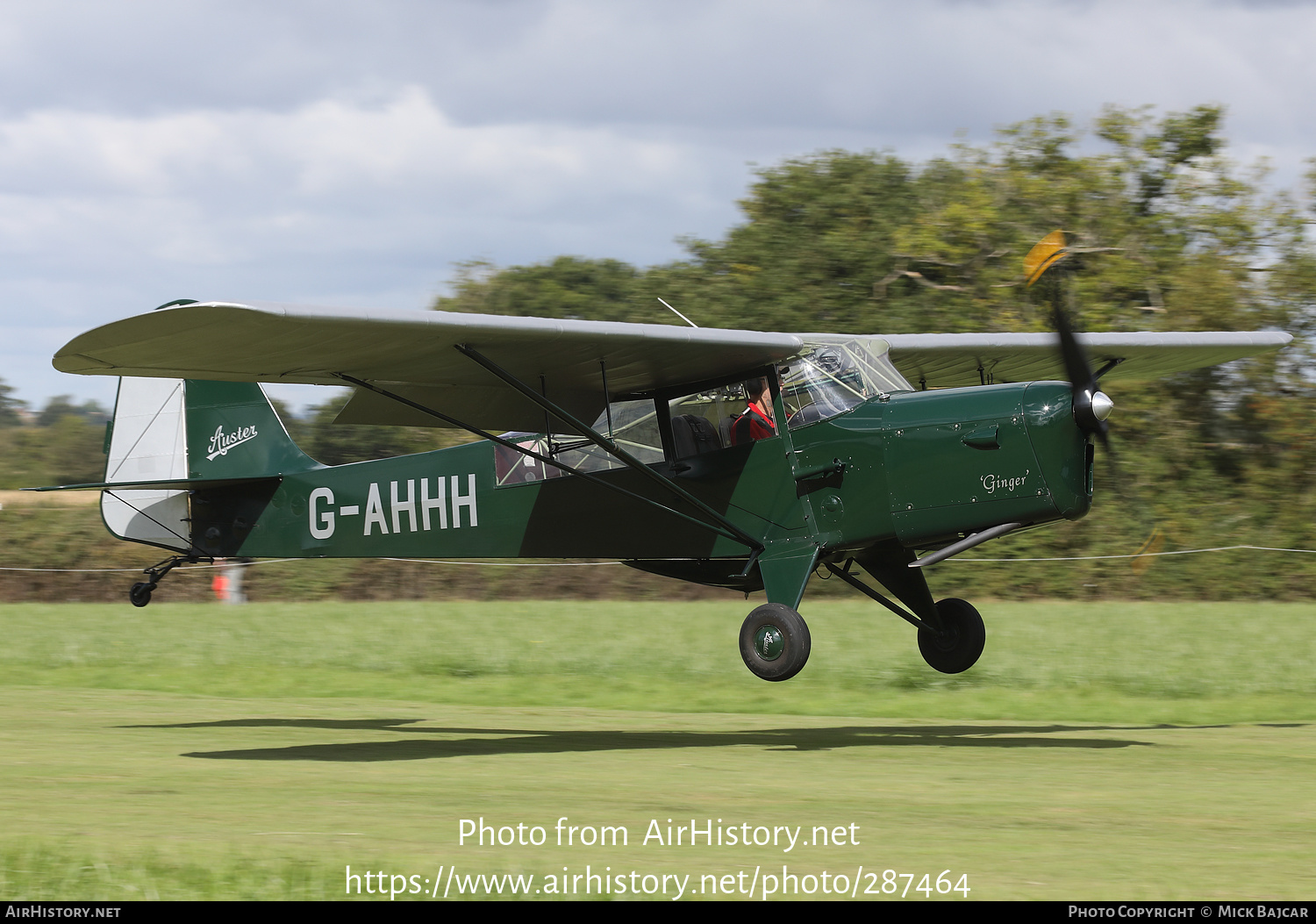 Aircraft Photo of G-AHHH | Auster J-1N Alpha | AirHistory.net #287464