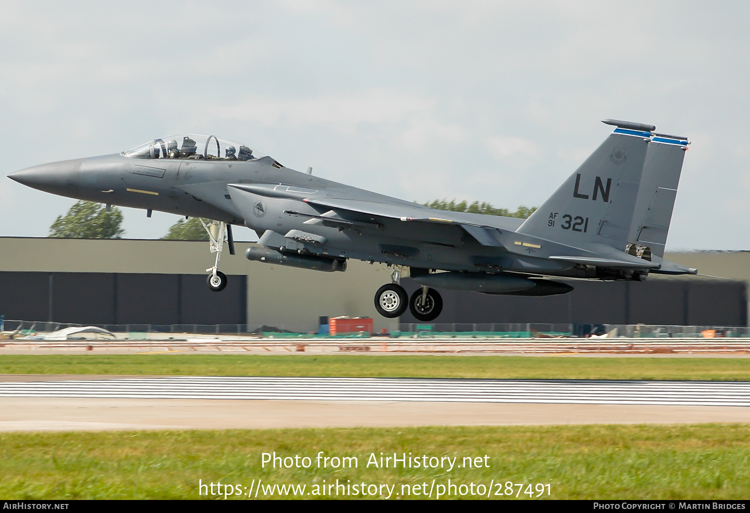 Aircraft Photo of 91-0321 / AF91-321 | Boeing F-15E Strike Eagle | USA - Air Force | AirHistory.net #287491