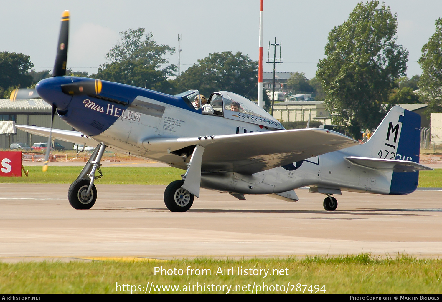 Aircraft Photo of G-BIXL / 472216 | North American P-51D Mustang | USA - Air Force | AirHistory.net #287494