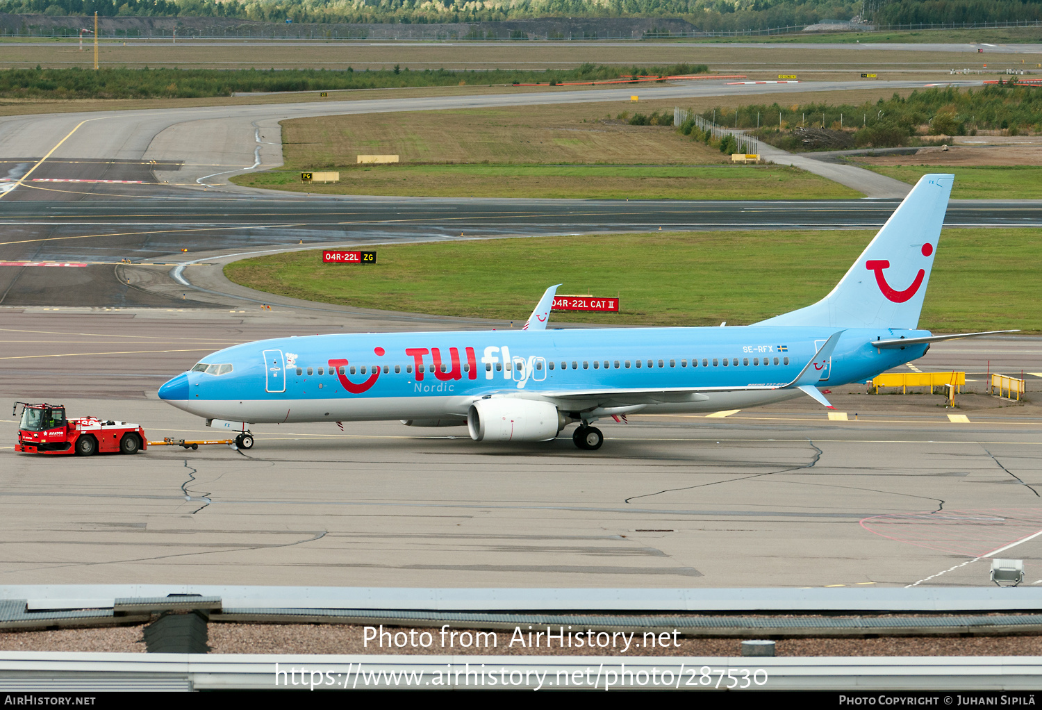 Aircraft Photo of SE-RFX | Boeing 737-8K5 | TUIfly Nordic | AirHistory.net #287530