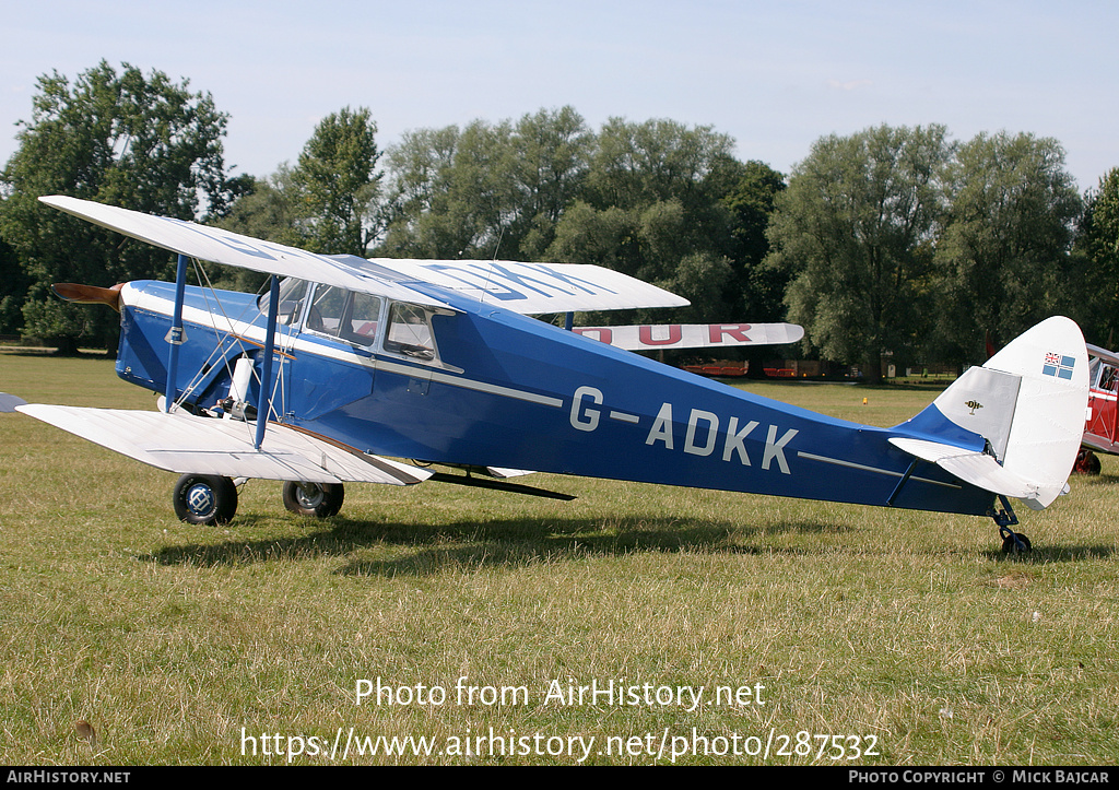 Aircraft Photo of G-ADKK | De Havilland D.H. 87B Hornet Moth | AirHistory.net #287532