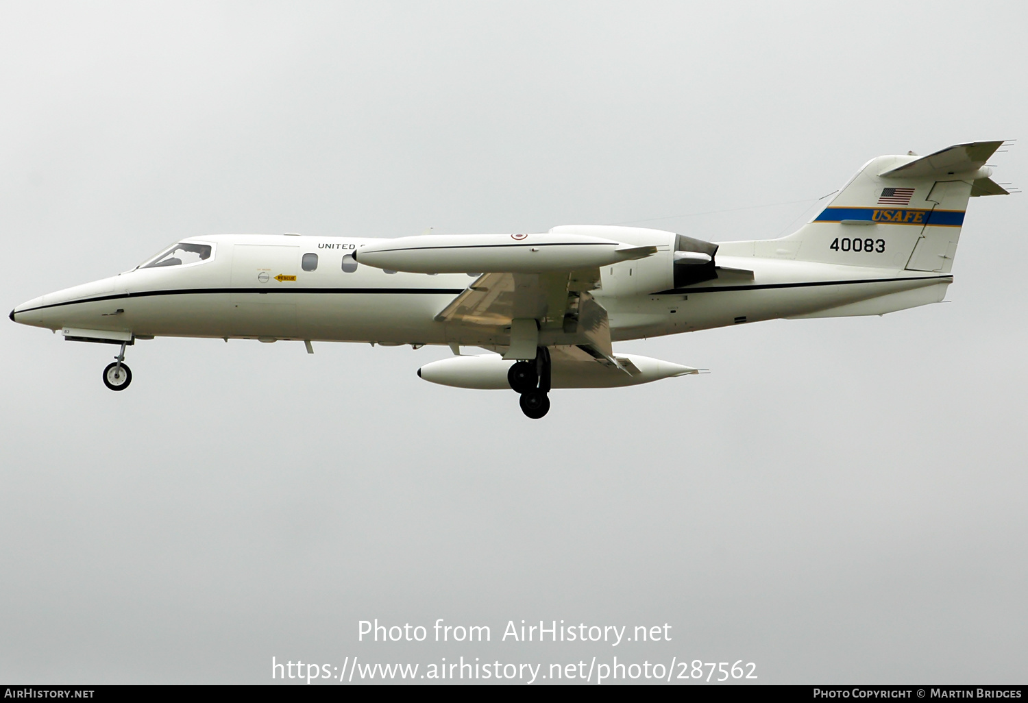 Aircraft Photo of 84-0083 / 40083 | Gates Learjet C-21A (35A) | USA - Air Force | AirHistory.net #287562