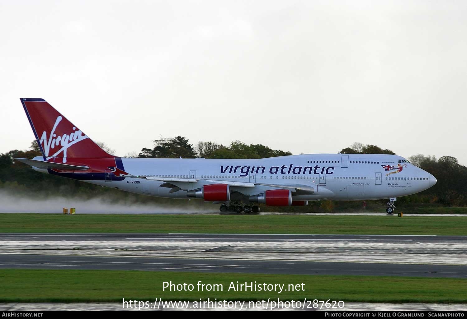 Aircraft Photo of G-VROM | Boeing 747-443 | Virgin Atlantic Airways | AirHistory.net #287620