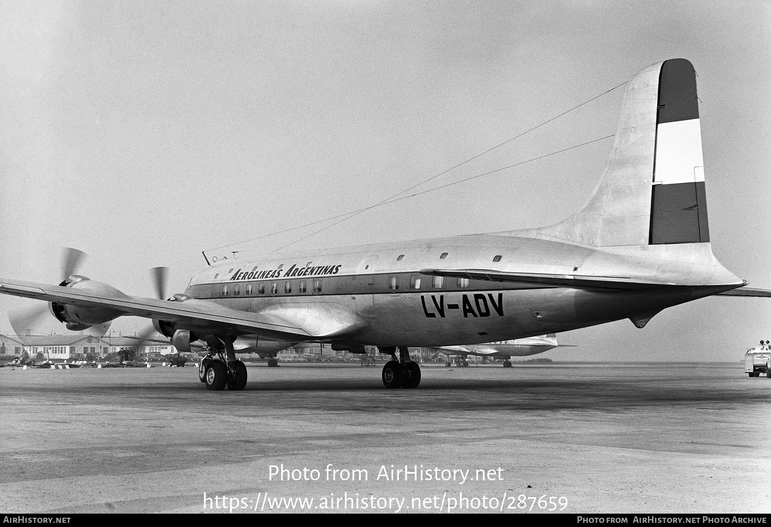 Aircraft Photo of LV-ADV | Douglas DC-6 | Aerolíneas Argentinas | AirHistory.net #287659