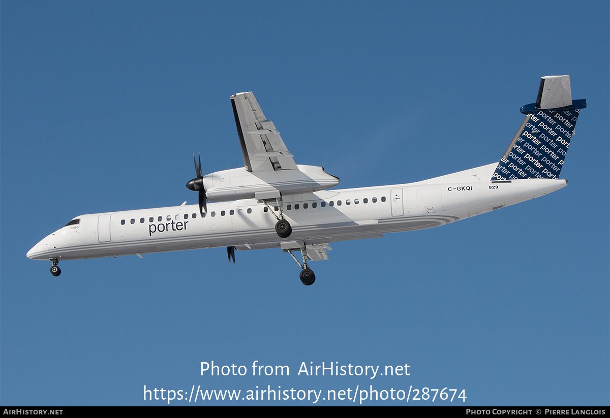 Aircraft Photo of C-GKQI | Bombardier DHC-8-402 Dash 8 | Porter Airlines | AirHistory.net #287674