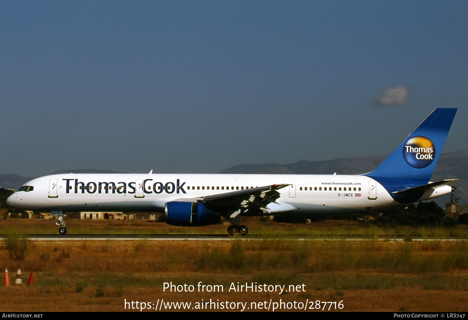 Aircraft Photo of G-JMCE | Boeing 757-25F | Thomas Cook Airlines | AirHistory.net #287716