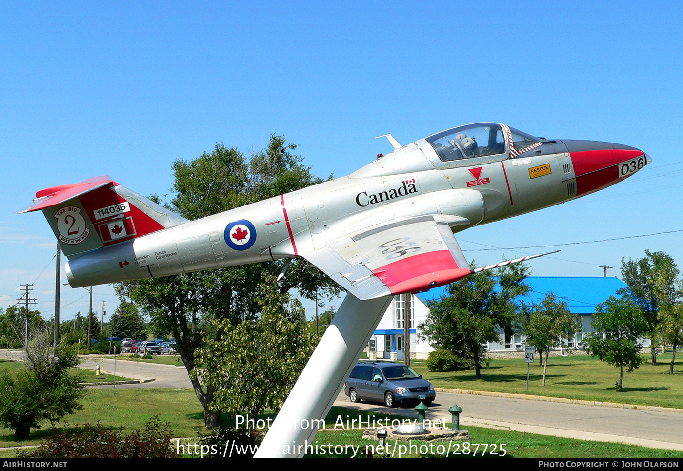 Aircraft Photo of 114036 | Canadair CT-114 Tutor (CL-41A) | Canada - Air Force | AirHistory.net #287725