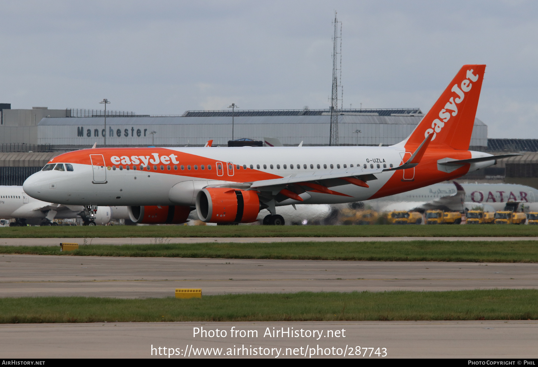 Aircraft Photo of G-UZLA | Airbus A320-251N | EasyJet | AirHistory.net #287743