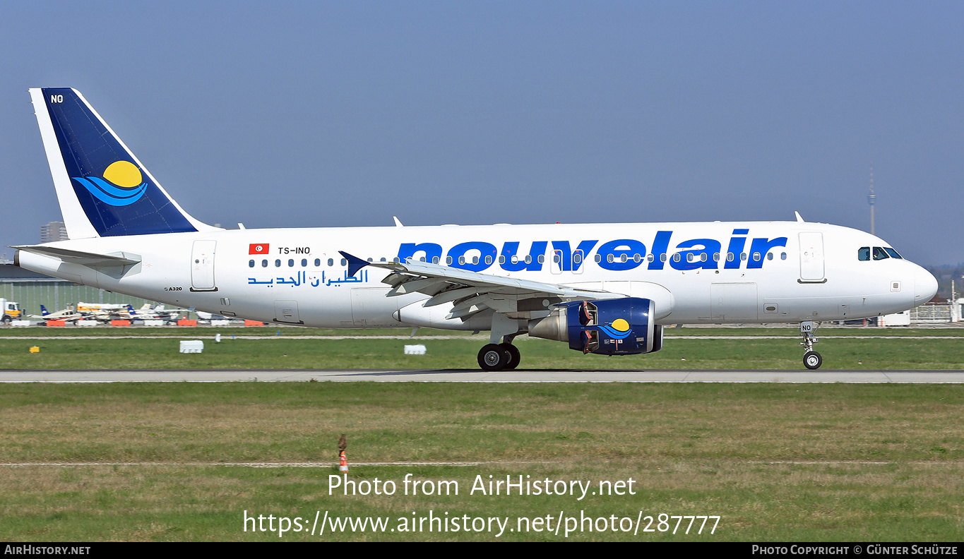 Aircraft Photo of TS-INO | Airbus A320-214 | Nouvelair Tunisie | AirHistory.net #287777