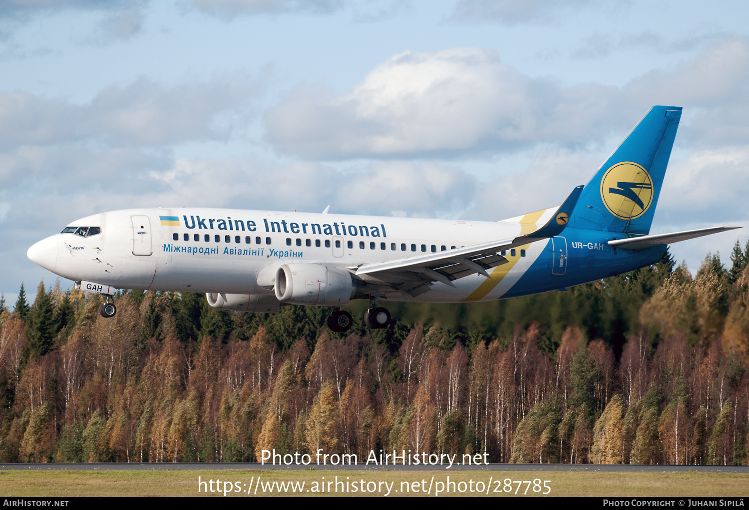 Aircraft Photo of UR-GAH | Boeing 737-32Q | Ukraine International Airlines | AirHistory.net #287785