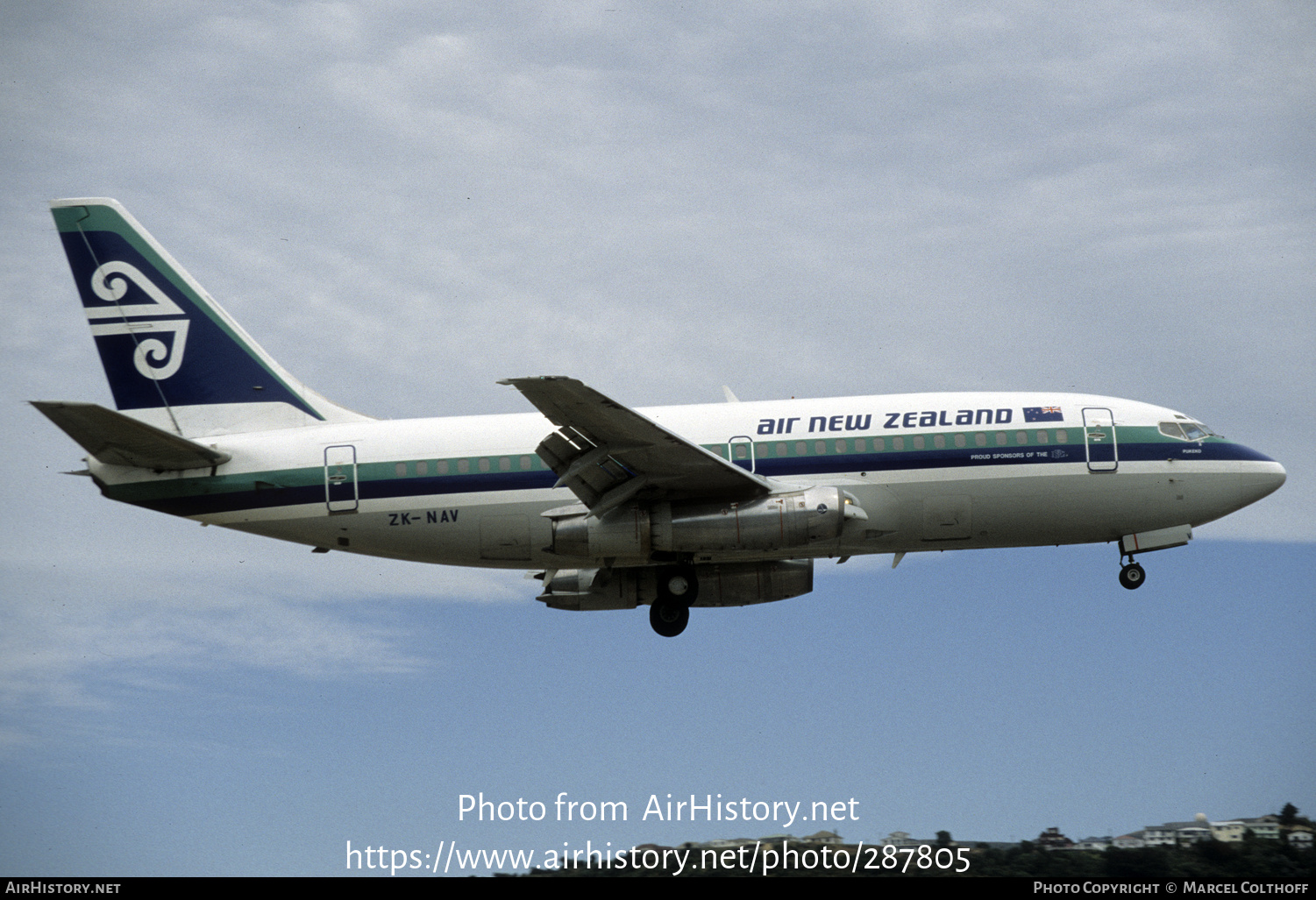 Aircraft Photo of ZK-NAV | Boeing 737-219/Adv | Air New Zealand | AirHistory.net #287805