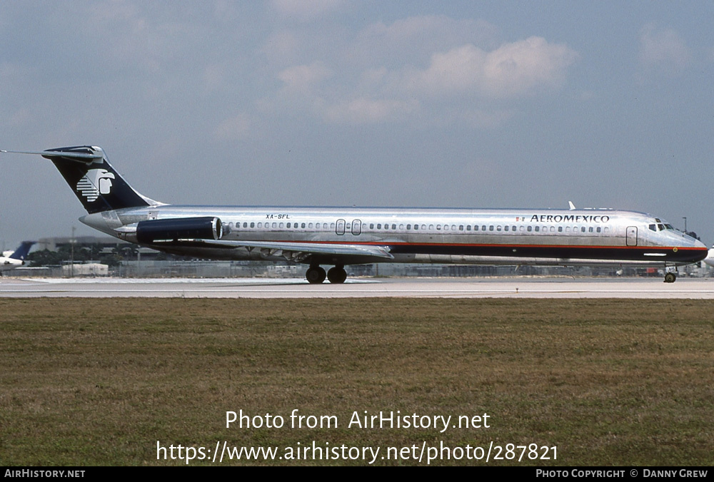 Aircraft Photo of XA-SFL | McDonnell Douglas MD-82 (DC-9-82) | AeroMéxico | AirHistory.net #287821