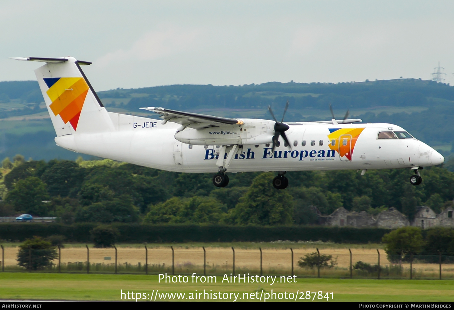 Aircraft Photo of G-JEDE | De Havilland Canada DHC-8-311 Dash 8 | British European | AirHistory.net #287841