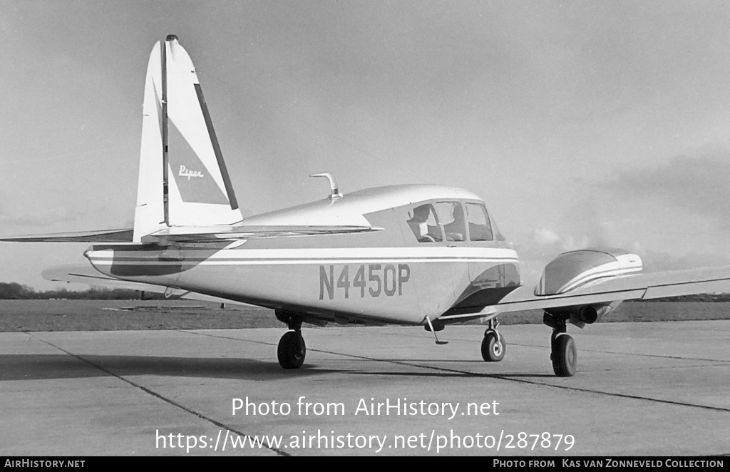 Aircraft Photo Of N4450p Piper Pa 23 160 Apache G Airhistory Net