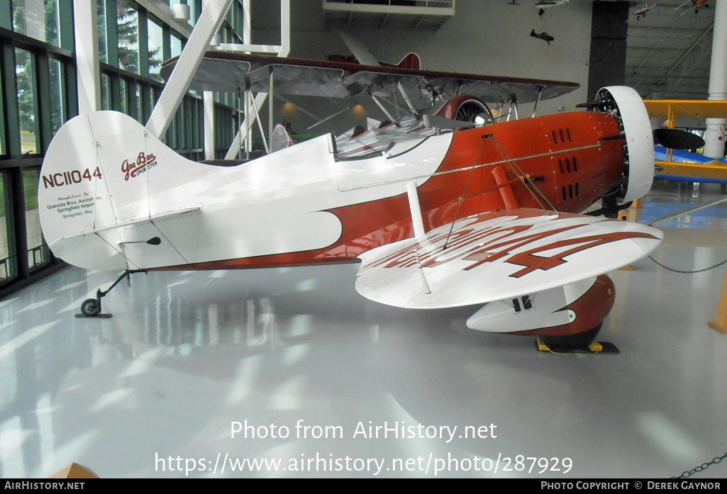 Aircraft Photo of NC11044 | Granville Gee Bee D Sportster (replica) | AirHistory.net #287929