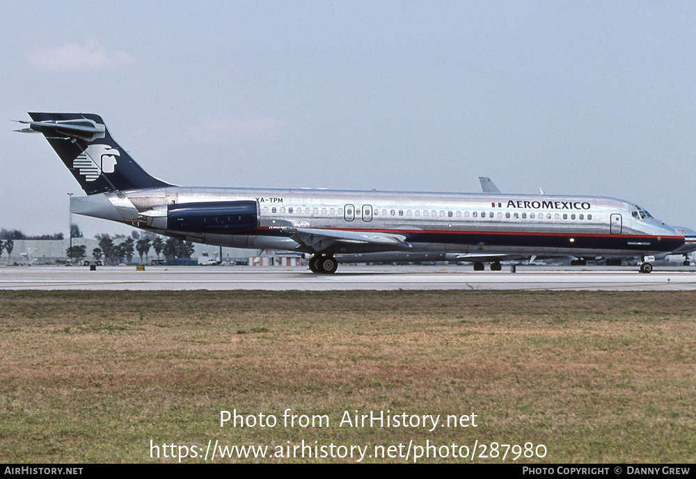 Aircraft Photo of XA-TPM | McDonnell Douglas MD-87 (DC-9-87) | AeroMéxico | AirHistory.net #287980