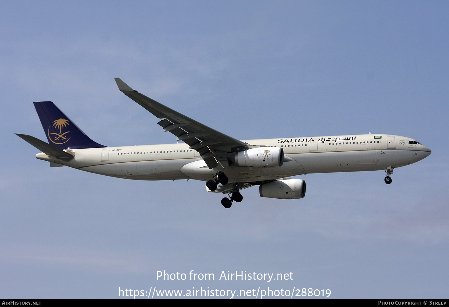 Aircraft Photo of HZ-AQ15 | Airbus A330-343 | Saudia - Saudi Arabian Airlines | AirHistory.net #288019