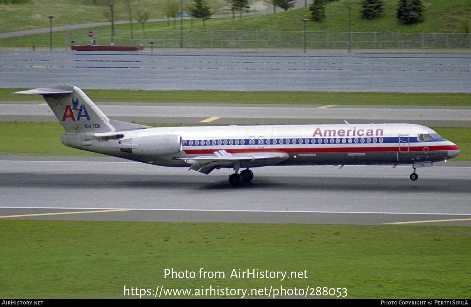 Aircraft Photo of N1470K | Fokker 100 (F28-0100) | American Airlines | AirHistory.net #288053