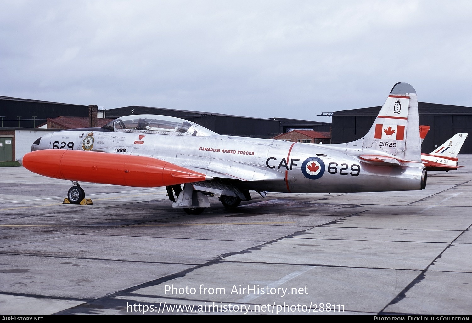 Aircraft Photo of 21629 | Canadair CT-133 Silver Star 3 | Canada - Air Force | AirHistory.net #288111