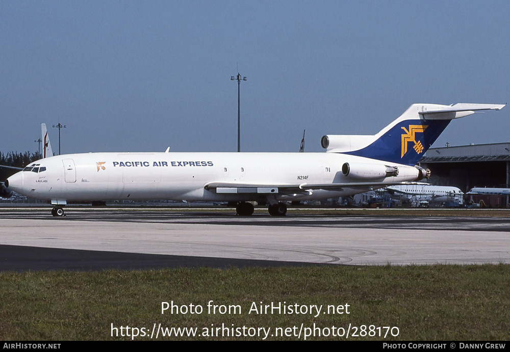 Aircraft Photo of N214F | Boeing 727-281/Adv(F) | Pacific Air Express | AirHistory.net #288170