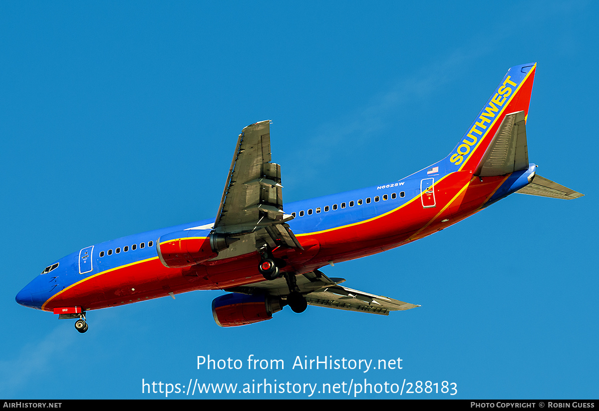 Aircraft Photo of N662SW | Boeing 737-3Q8 | Southwest Airlines | AirHistory.net #288183