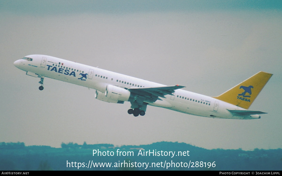 Aircraft Photo of XA-MMX | Boeing 757-236 | TAESA - Transportes Aéreos Ejecutivos | AirHistory.net #288196