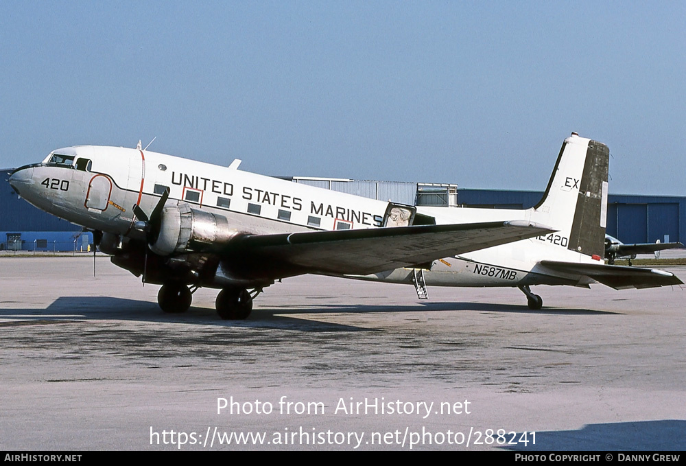 Aircraft Photo of N587MB / 12420 | Douglas C-117D (DC-3S) | USA - Marines | AirHistory.net #288241