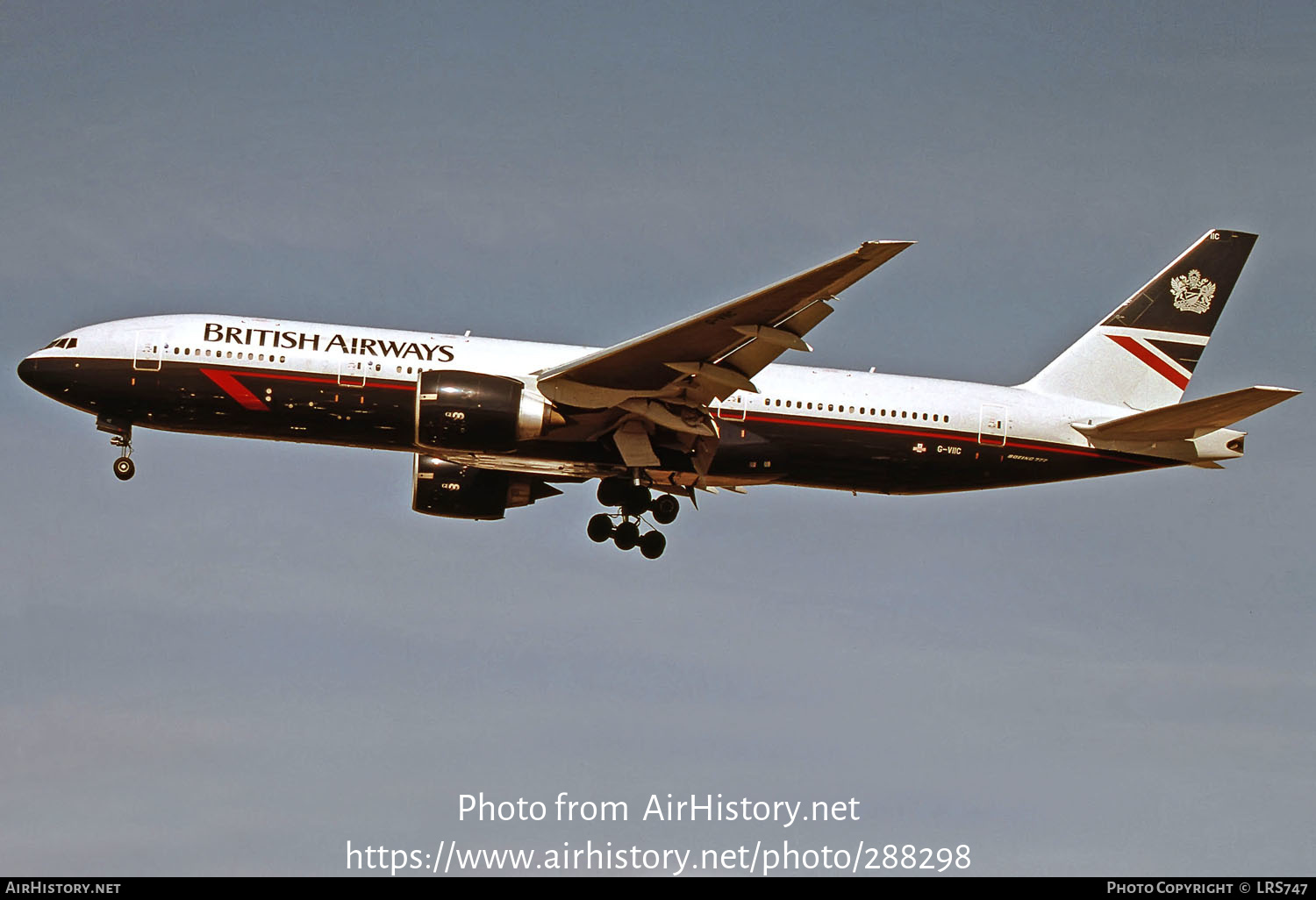 Aircraft Photo of G-VIIC | Boeing 777-236/ER | British Airways | AirHistory.net #288298