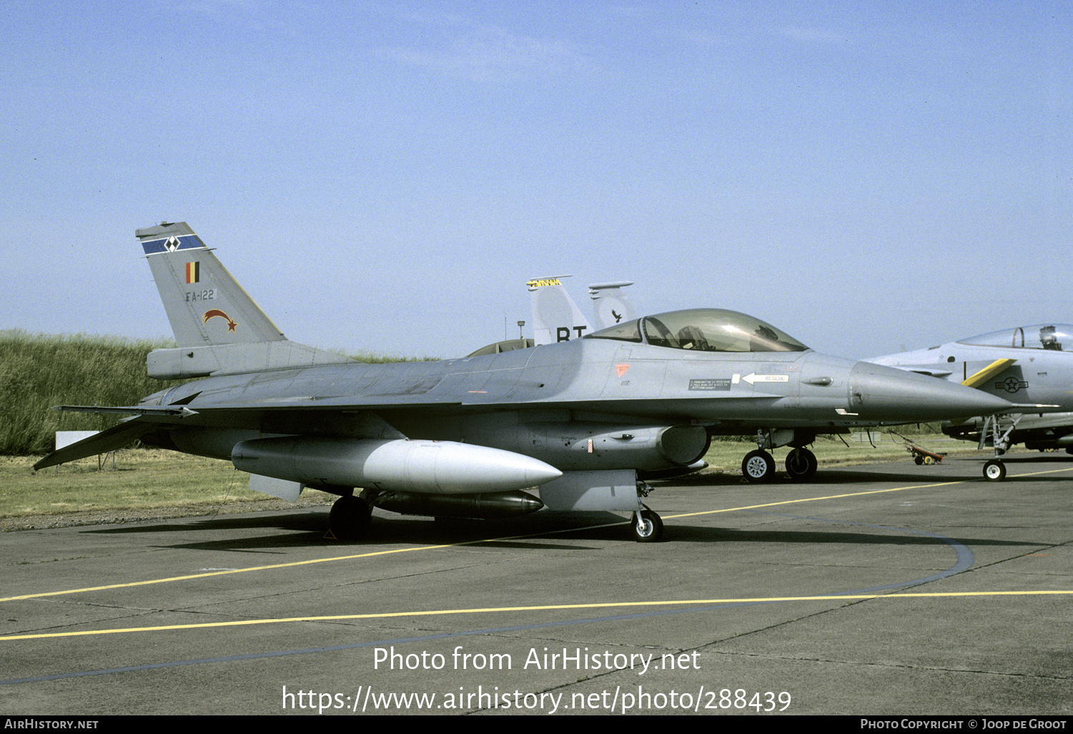 Aircraft Photo of FA122 | General Dynamics F-16A Fighting Falcon | Belgium - Air Force | AirHistory.net #288439