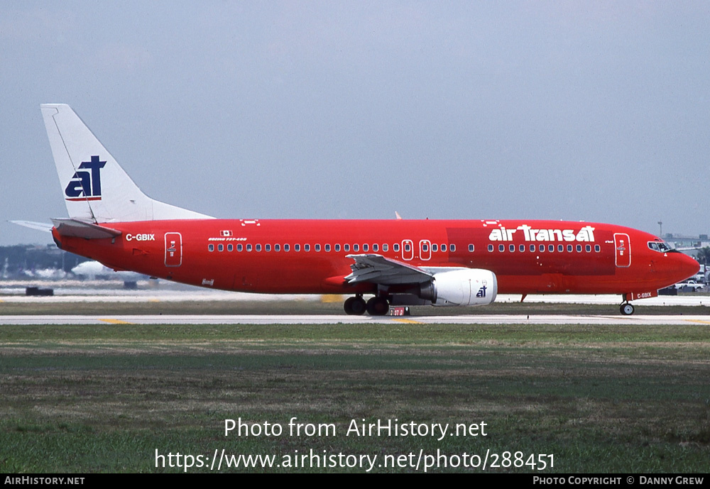 Aircraft Photo of C-GBIX | Boeing 737-46M | Air Transat | AirHistory.net #288451