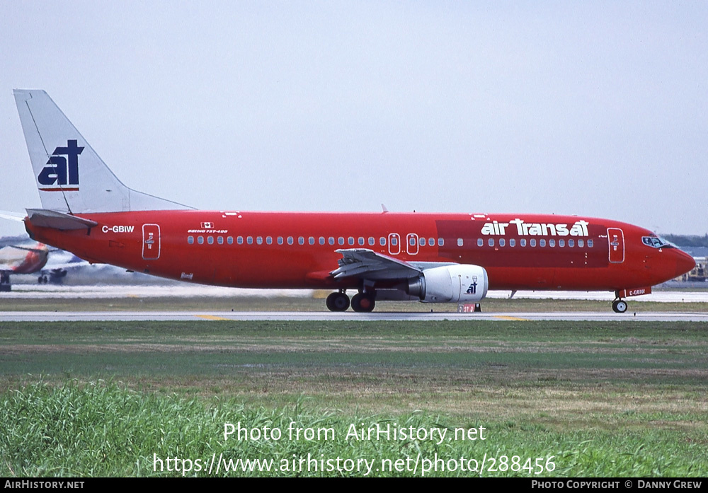 Aircraft Photo of C-GBIW | Boeing 737-46M | Air Transat | AirHistory.net #288456