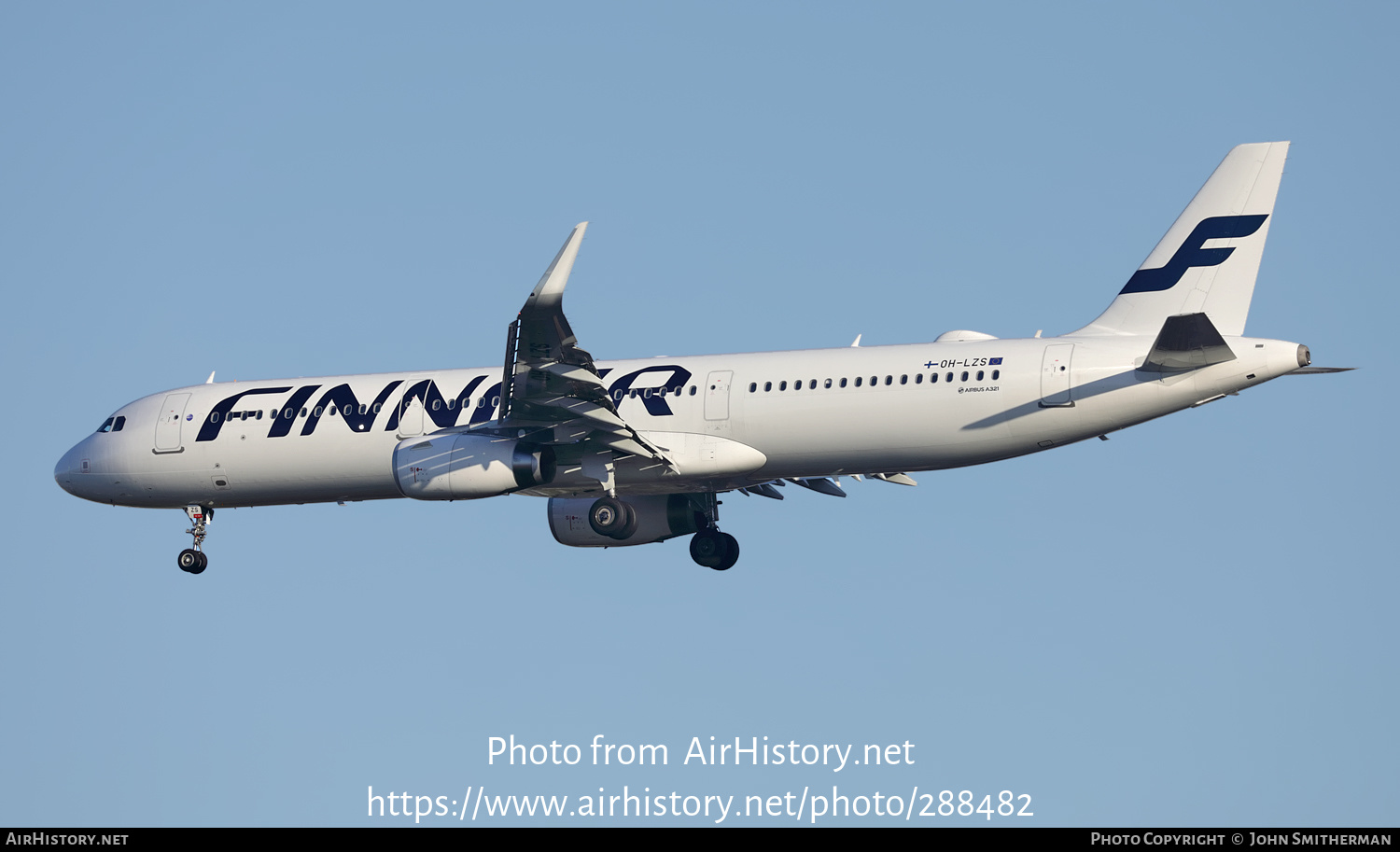 Aircraft Photo of OH-LZS | Airbus A321-231 | Finnair | AirHistory.net #288482