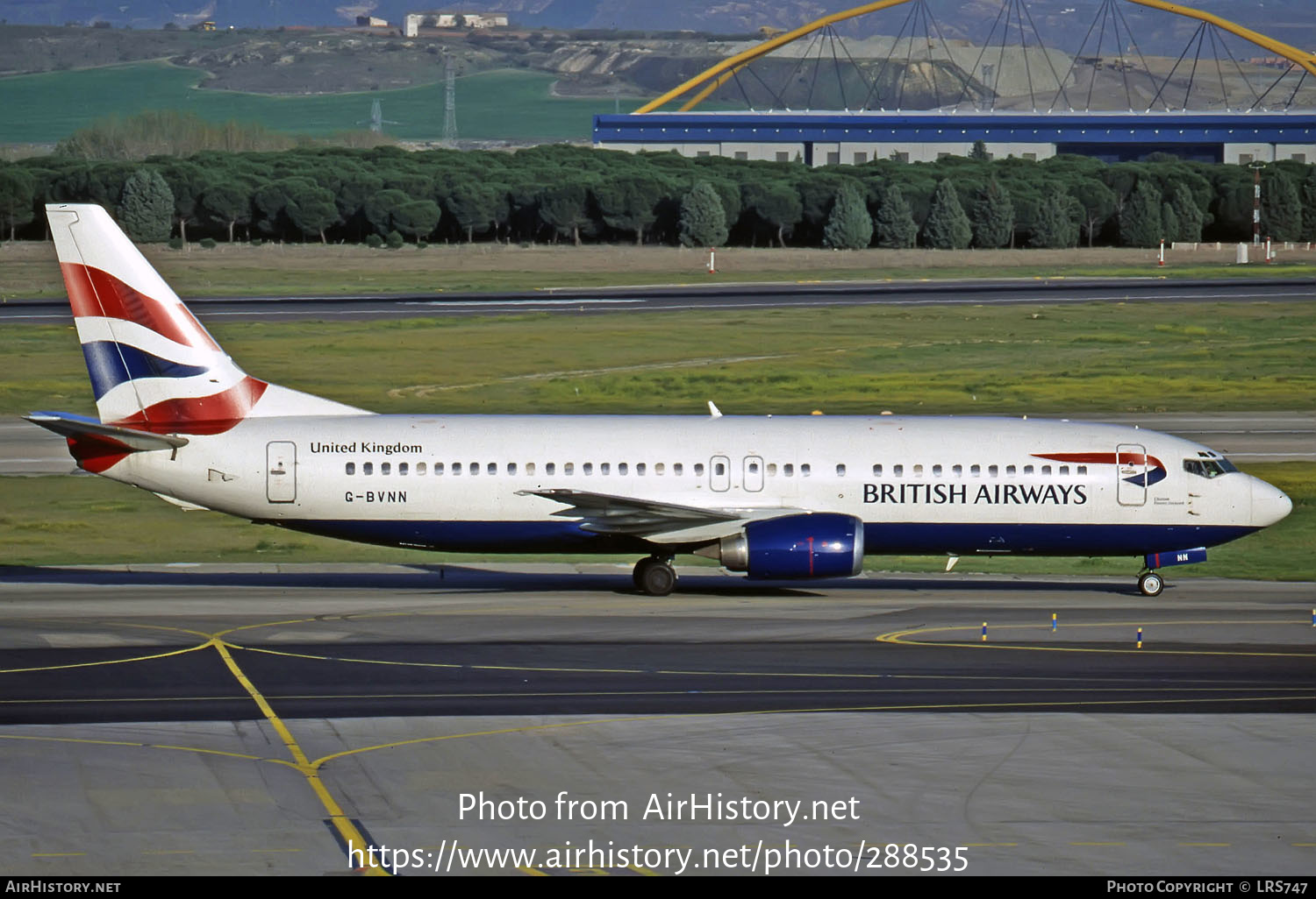 Aircraft Photo of G-BVNN | Boeing 737-4S3 | British Airways | AirHistory.net #288535