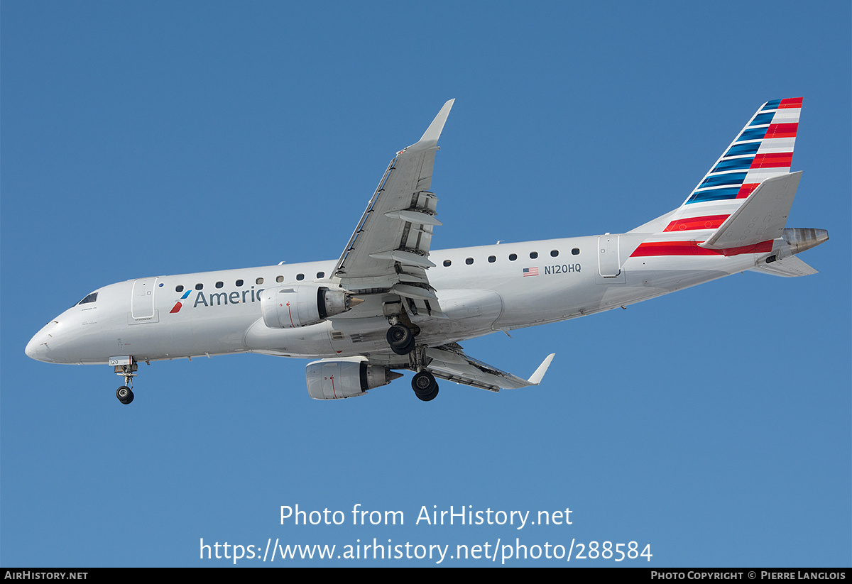 Aircraft Photo of N120HQ | Embraer 175LR (ERJ-170-200LR) | American Eagle | AirHistory.net #288584