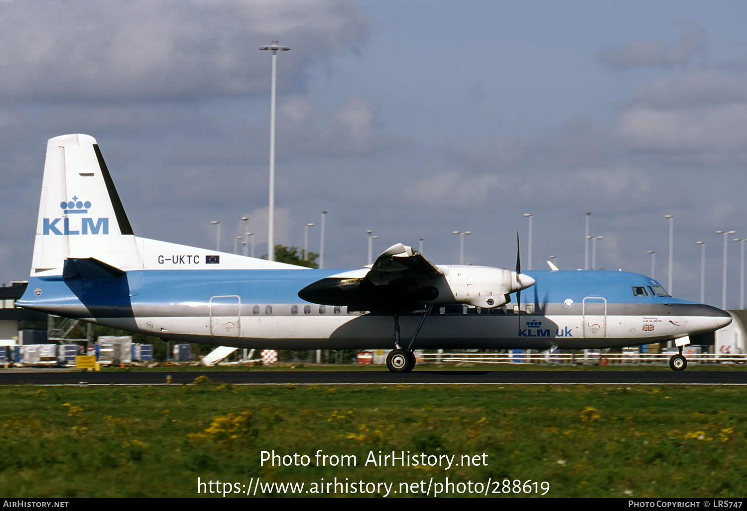 Aircraft Photo of G-UKTC | Fokker 50 | KLM UK | AirHistory.net #288619