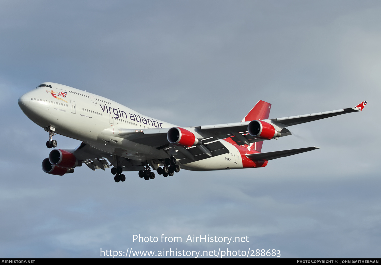 Aircraft Photo of G-VROY | Boeing 747-443 | Virgin Atlantic Airways | AirHistory.net #288683