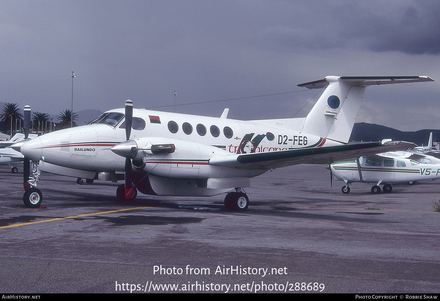 Aircraft Photo of D2-FEG | Beech B200 Super King Air | Tropicana - Gira Globo Aeronáutica | AirHistory.net #288689