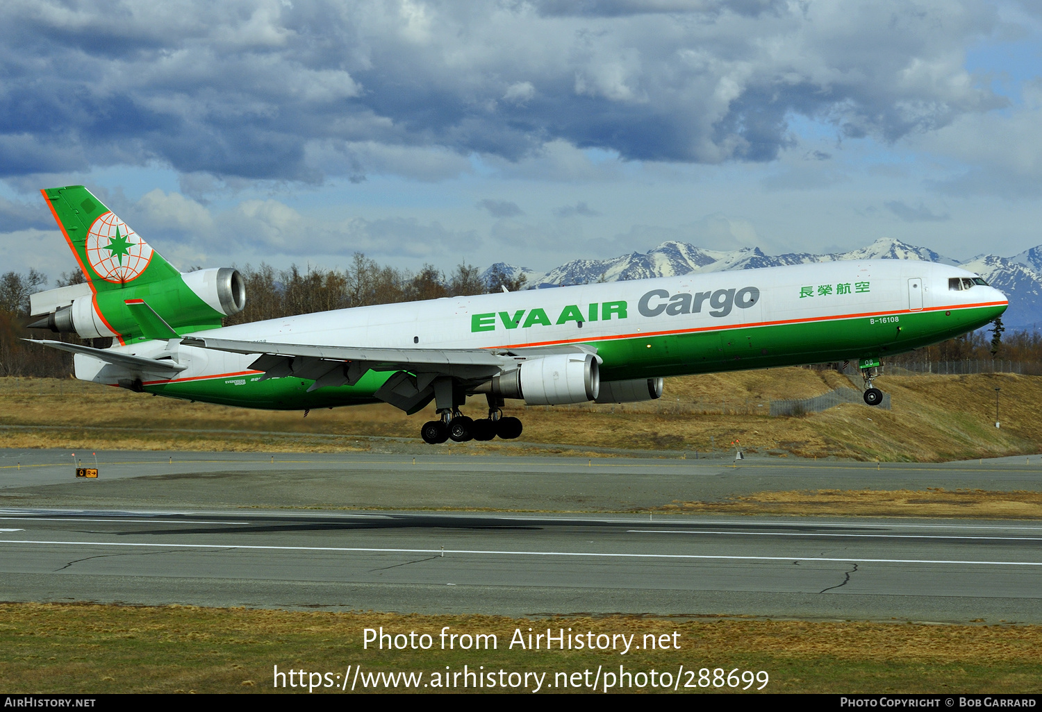 Aircraft Photo of B-16108 | McDonnell Douglas MD-11F | EVA Air Cargo | AirHistory.net #288699