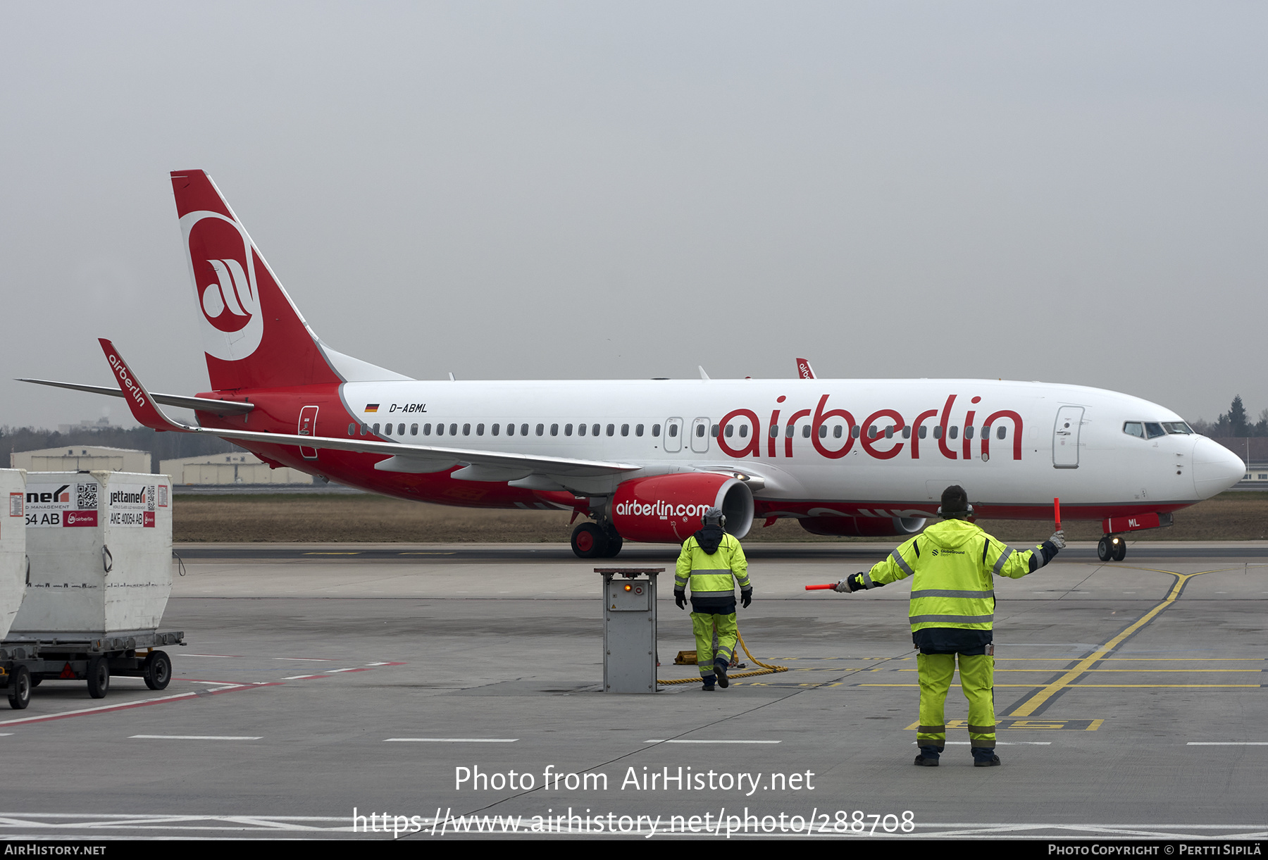 Aircraft Photo of D-ABML | Boeing 737-86J | Air Berlin | AirHistory.net #288708